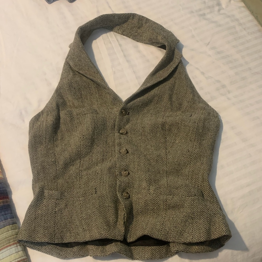 Beautiful Ralph Lauren Rugby Peplum Halter Vest